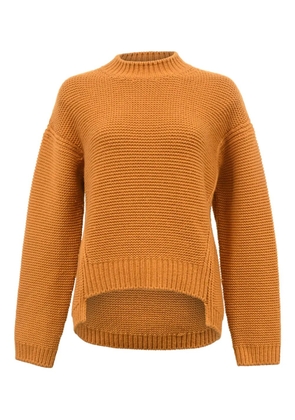 Hermès Pre-Owned 500mm knitted mock neck sweater - Orange