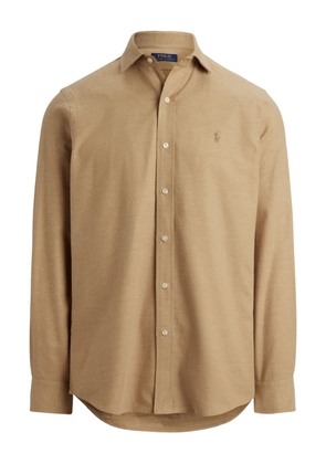Polo Ralph Lauren embroidered-logo shirt - Neutrals