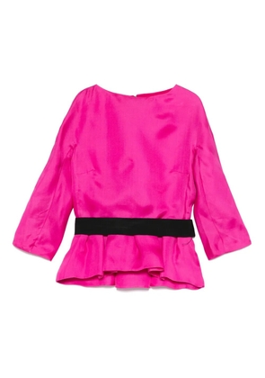 Christian Dior Pre-Owned x Raf Simons 2010s peplum blouse - Pink