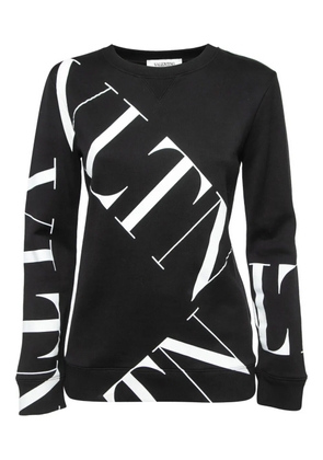 Valentino Garavani Pre-Owned diagonal logo sweatshirt - Black