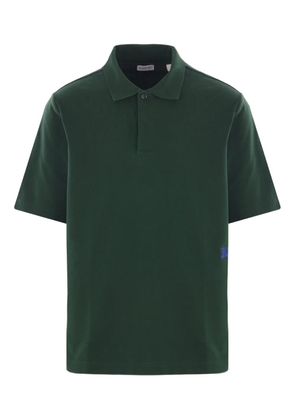 Burberry embroidered-logo polo shirt - Green