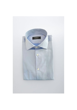 Baldinini Trend Light Blue Cotton Shirt - XL