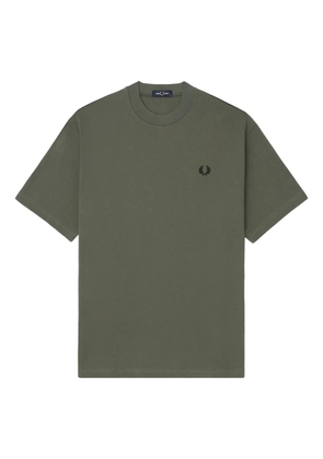 Fred Perry logo-detail cotton T-shirt - Green