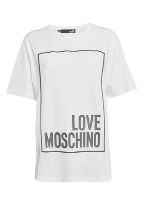 Moschino Pre-Owned logo-print T-shirt - White