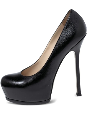 Saint Laurent Pre-Owned 150mm Tribtoo platform pumps - Black