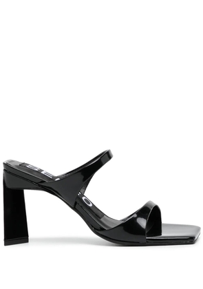 Senso Valeria 95mm leather sandals - Black