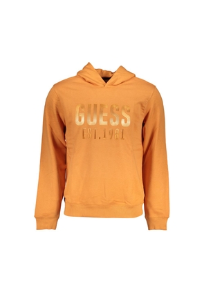 Orange Cotton Sweater - M