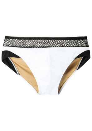 Amir Slama mesh panel trunks - White