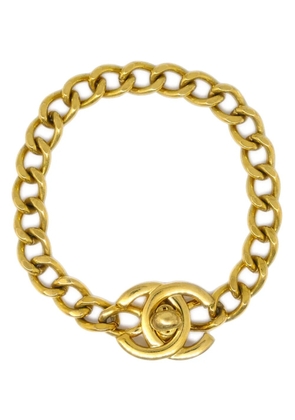 CHANEL Pre-Owned 1996 CC turn-lock chain bracelet - Gold