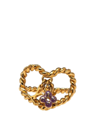 Louis Vuitton Pre-Owned 2001-2025 Gold Plated Monogram Sweet Heart Ring costume ring
