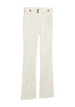 Elisabetta Franchi high-rise jeans - White