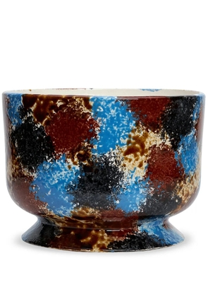 1882 Ltd Jesture 2 abstract-pattern print vase (21cm) - Brown