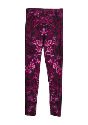 Versace Pre-Owned floral-print leggings - Pink