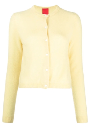 Cashmere In Love Faye fine-knit cardigan - Yellow
