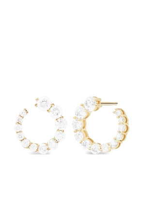 Melissa Kaye 18K yellow gold Aria diamond earrings