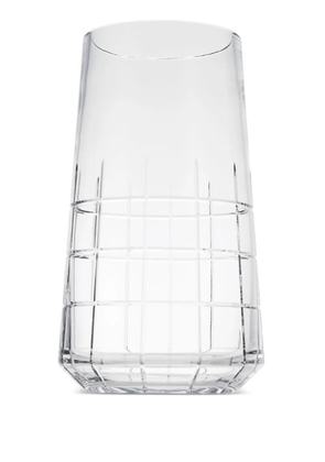 Christofle medium Graphik crystal vase - White