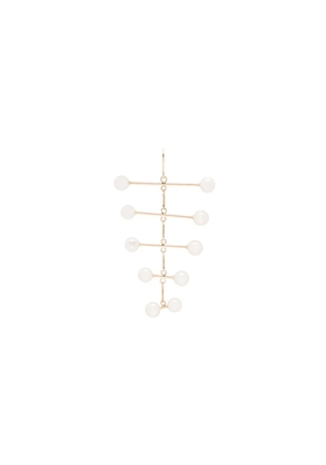 Mateo 14kt yellow gold Blizzard Mobile pearl earring