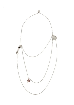 Christian Dior Pre-Owned 2000s multi-chain necklace - Silver