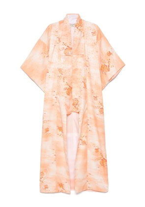 A.N.G.E.L.O. Vintage Cult 1970s floral-print coat - Orange