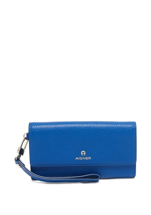 Aigner Vintage logo-print wallet - Blue