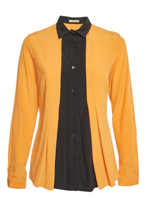 Etro Pre-Owned silk-blended shirt - Orange