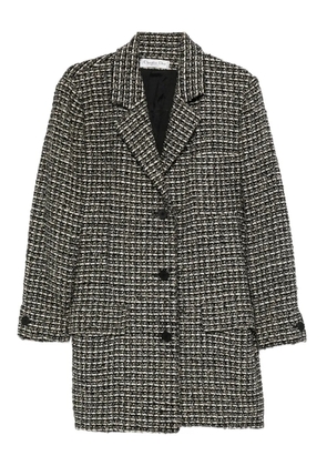 Christian Dior Pre-Owned 1990s tweed coat - Black