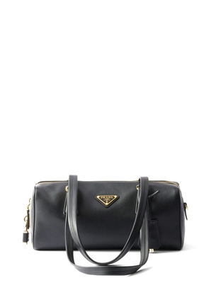 Prada medium leather shoulder bag - Black