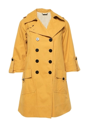 Diane Von Furstenberg Vintage 2024 double-breasted cotton coat - Yellow