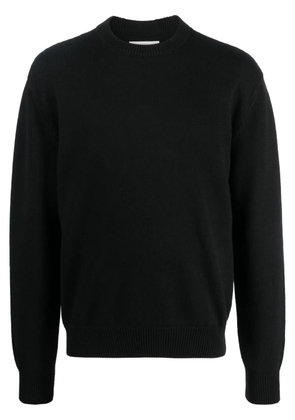 Jil Sander crew-neck knitted jumper - Black