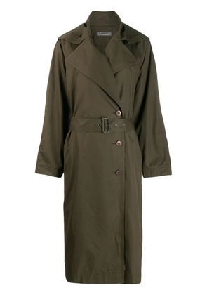 Issey Miyake Pre-Owned 1980s oversized trench coat - Green