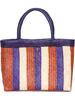 Brigitte Jurema woven beach bag - Blue