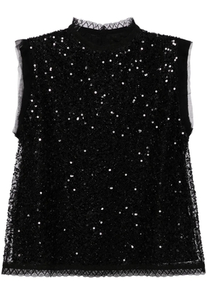 SHIATZY CHEN Libre collection sequin top - Black