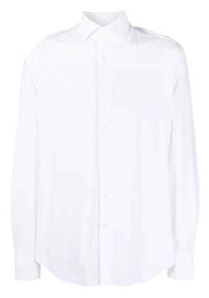 Corneliani spread-collar button-up shirt - White