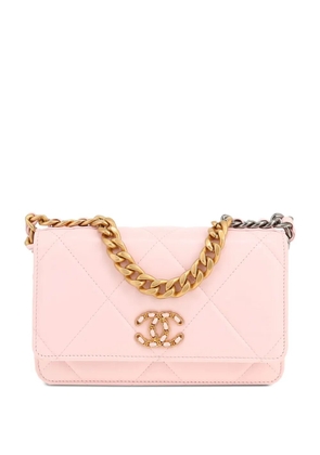 CHANEL Pre-Owned Wallet on Chain 19 shoulder bag - Pink