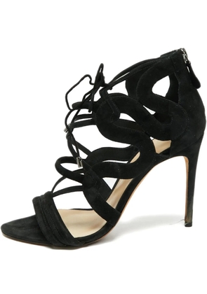 Alexandre Birman pre-owned 110mm suede sandals - Black
