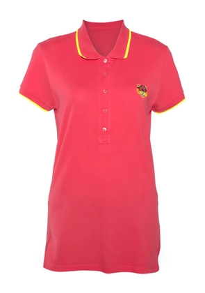 Kenzo Pre-Owned Tiger-embroidered polo top - Pink