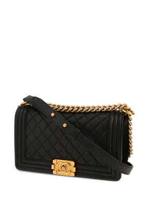 CHANEL Pre-Owned 2015 Boy Chanel shoulder bag - Black