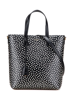 Saint Laurent Pre-Owned 2020 Toy Calfskin Polka Dot North South Shopping Tote satchel - Black