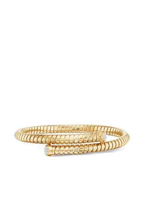 MARINA B 18K yellow gold Trisolina diamond bangle bracelet