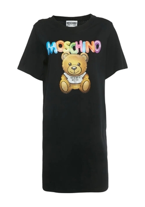 Moschino Pre-Owned teddy-print dress - Black