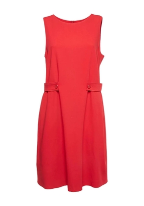 Emporio Armani Pre-Owned button-detail sleeveless midi dress - Red