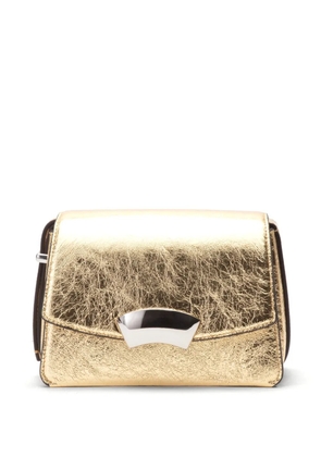 3.1 Phillip Lim ID metallic-finish leather shoulder strap - Gold