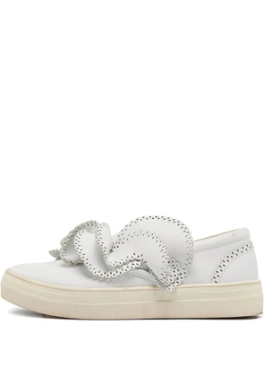 Sophia Webster pre-owned embellished slip-on sneakers - White