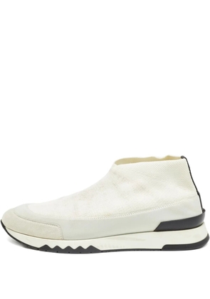 Hermès Pre-Owned Tokyo knitted sneakers - White
