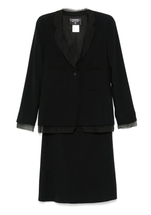 CHANEL Pre-Owned 1998 setup suit - Black