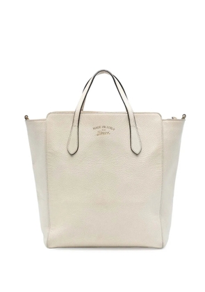 Gucci Pre-Owned 2016-2025 Leather Swing Convertible Tote satchel - White