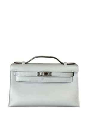 Hermès Pre-Owned 2025 Kelly Pochette Swift palladium-hardware handbag - Grey