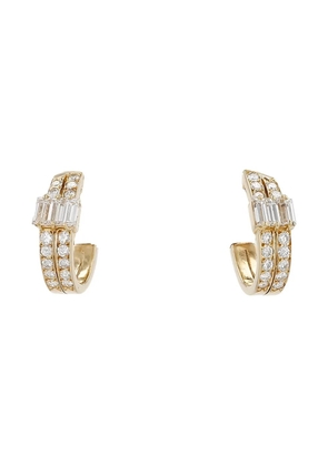 Van Cleef & Arpels Pre-Owned 1990s yellow gold diamond earrings