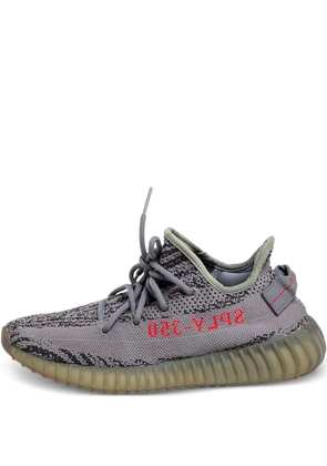 adidas Yeezy pre-owned Boost 350 V2 knitted lace-up sneakers - Grey