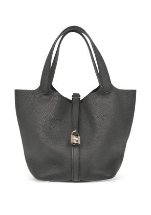 Hermès Pre-Owned 2020 Picotin 22 clemence lock handbag - Blue